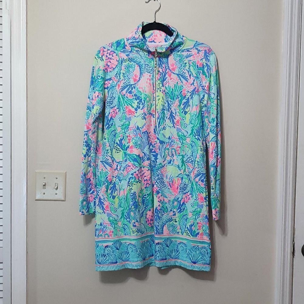 Lilly Pulitzer UPF 50 Mermaid Cove Skipper Dress - Picture 3 of 9